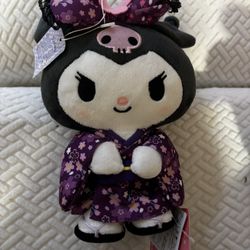 Kuromi Japan Limited Edition Doll In Kimono 