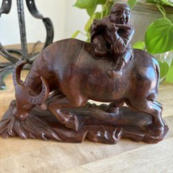 Vintage Chinese Carved Statue 