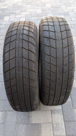 M&H Racemaster Skinny Drag Tires 185/50-18