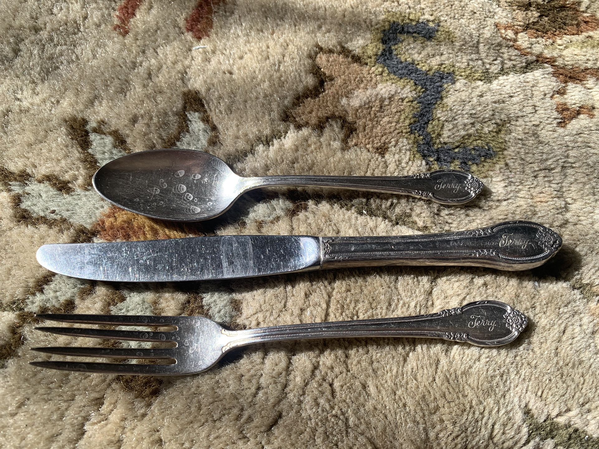 Antique Vintage Stainless Steel Silverware