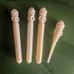 Lot of 4 Vintage 1970's Air New Zealand Maori Style Plastic Toothpicks..