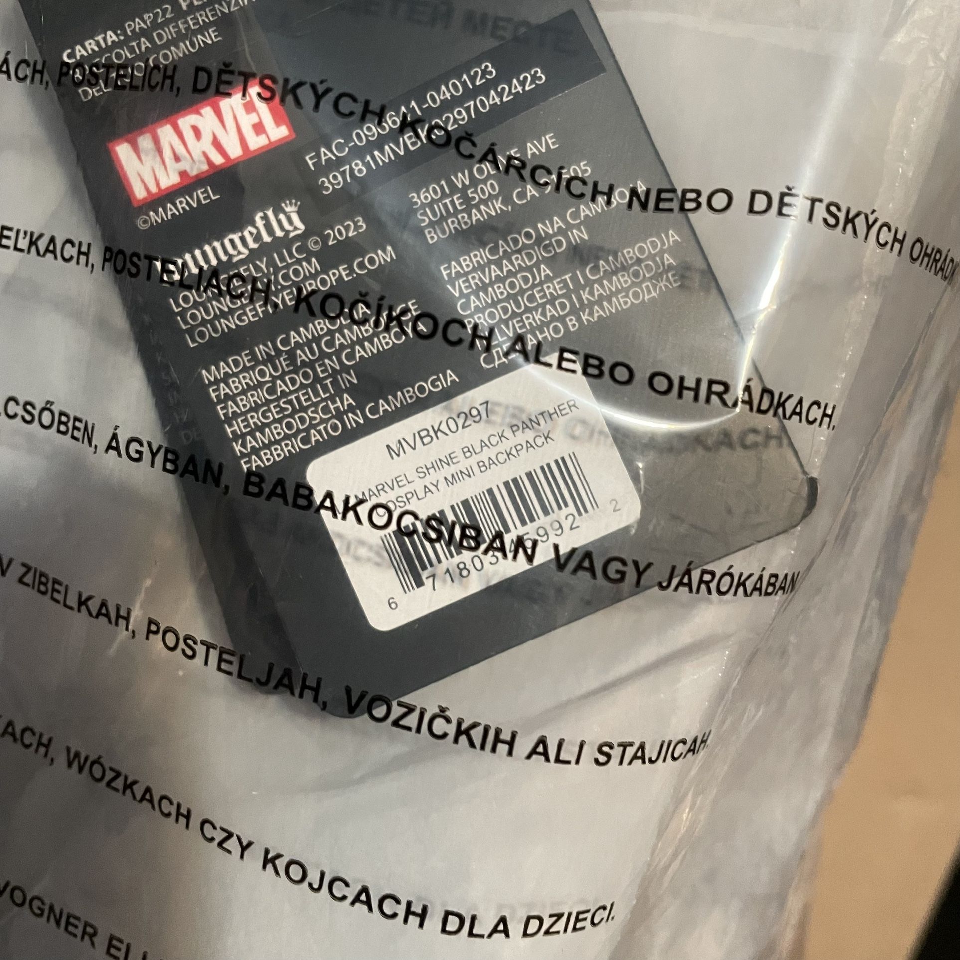 Loungefly Marvel Guardians of the Galaxy Vol 3 Ravager Badge Mini Backpack NWT Loungefly Marvel Guardians of the Galaxy Volume 3 Ravager  main image 2