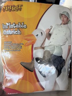 Inflatable ostrich