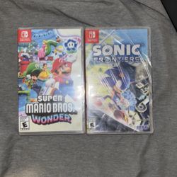 Super Mario Bros. Wonder And Sonic Frontiers