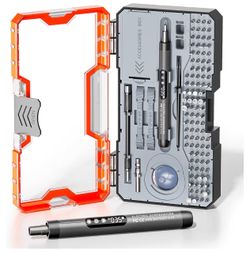 Electric Screwdriver Set is a comprehensive electric precision tool kit designed for electronics repair and assembly tasks