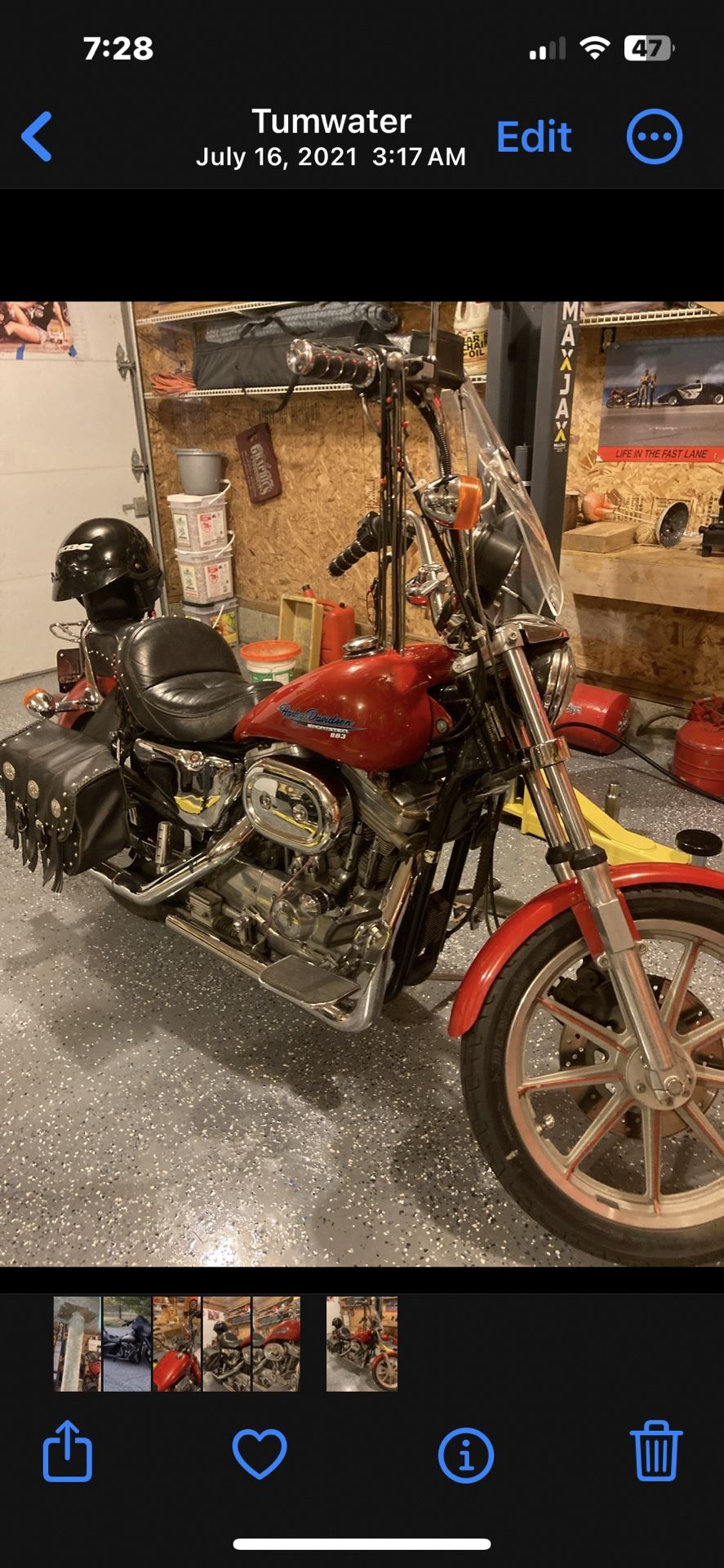 1986 Harley Davidson Sportster 883