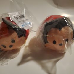 2 Cute Disney Tsum Tsum Mickey And Minnie Mouse Plush Toy