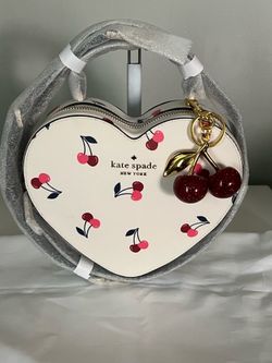 Kate Spade Heart Crossbody Bag With Cherry Print