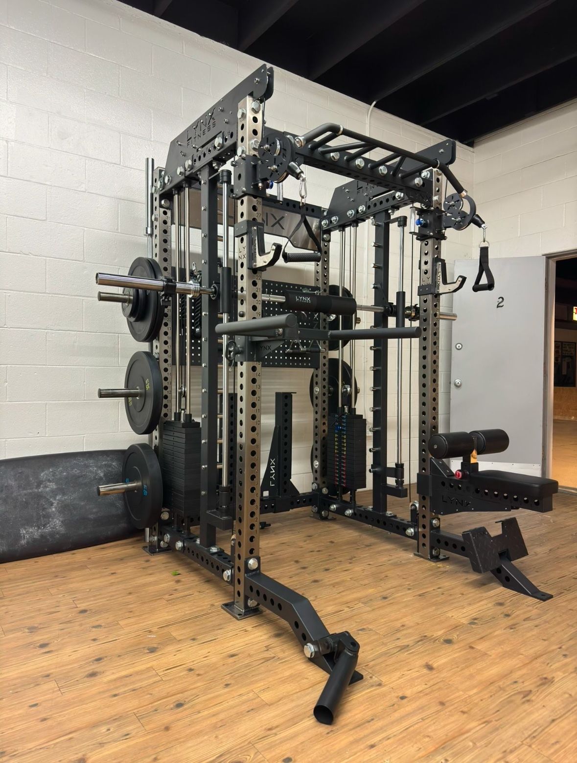 FULLY LOADED - FREE DELIVERY🟢All In One Home Gym🟢 Functional Trainer🟢Smith Machine🟢Squat Rack🟢Cable Machine