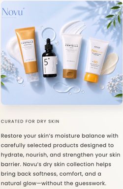 Korean Skin Care Rescue Kit for Dry, Sensitive, and Oily skin