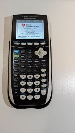 Texas Instruments TI-84 Plus C Silver Edition Graphing Calculator, Black - Charging Wire Included!