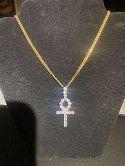 Ankh Diamond Pendant