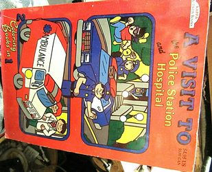 BOOK A Visit To The Police Station And HOSPITAL Coloring BOOK