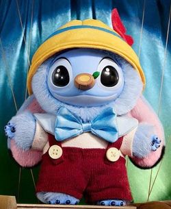 Pop Mart X Disney: Stitch Adventure Series: Pinocchio Stitch Plush