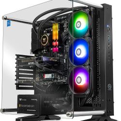 Thermaltake Shadow 370 v2 AIO Liquid Cooled Gaming PC (AMD Ryzen™ 5 5600X 6-core, DDR4 3600Mhz 16GB RGB Memory, NVIDIA® GeForce RTX™ 3070, 1TB NVMe M.