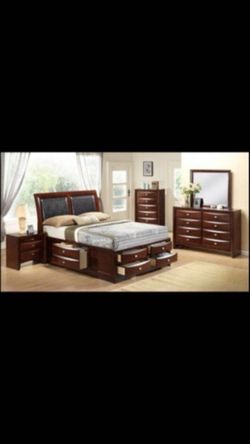 BRAND NEW COMPLETE BEDROOM SET WITH ORTHOPEDIC MATTRESS FOR $1499!!