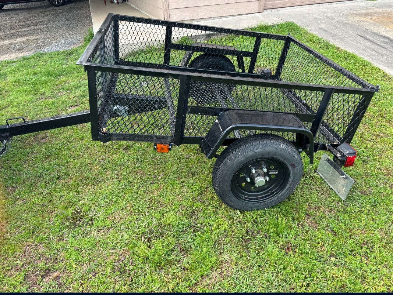 4x5  Homemade Utility Trailer With Rear Lift Gate