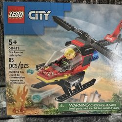 New Lego city Fire Rescue Helicopter (60411)