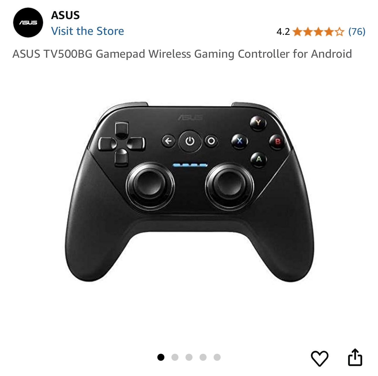 ASUS Nexus Gamepad TV500BG model