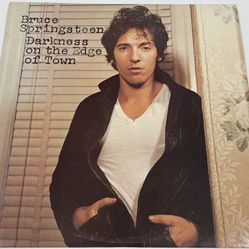 Bruce Springsteen Darkness On The Edge Of Town Vinyl LP 1978 Inserts 35318 EX