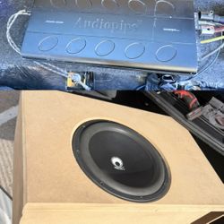 15” Subwoofer And Amplifier