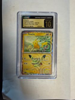 Pikachu Holo CGC Pristine 10 Pokémon 30th Celebration