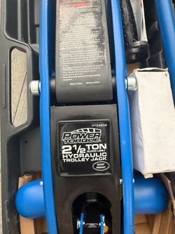 Power Torque 2.5 Ton (5,000 lbs) Hydraulic Trolley Jack with Case