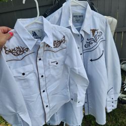 2 Cowboy Shirts 
