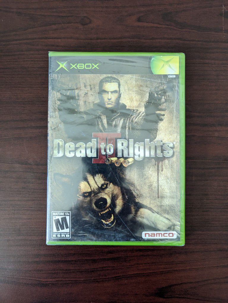 Dead to Rights II (Microsoft Xbox, 2005) Factory sealed Slight Damage New Game