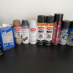 Spray paints (almost full)