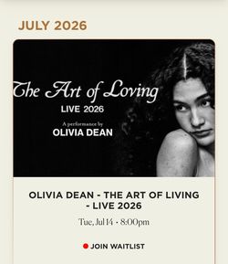 8tickets in a Premium Suite available for Olivia Dean on Tuesday 7/14 at 7:30pm