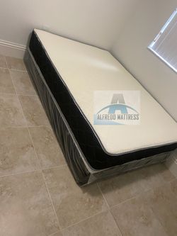 Queen mattress regular set with box spring ( 2pc brand new) NEW KING-QUEEN-FULL-TWIN SIZE SETS MATTRESS AND BOX SPRING 