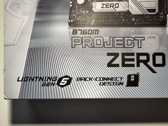 B760M - MSI PROJECT ZERO Gaming Desktop Motherboard