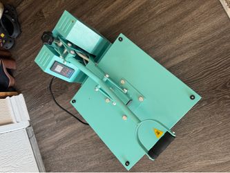 Swing design 15 X 15 heat press turquoise need gone