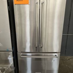 Kitchen Aid Stainless Steel Three Door Refrigerator SWSHC