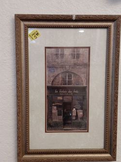 Framed Paris Café Print – Le Relais des Arts
