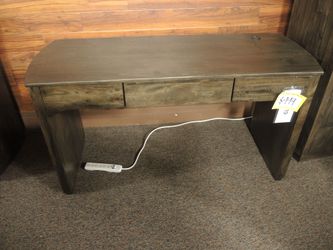 Perennial Home Mezcal 3 Drawer Desk - Dark Espresso
