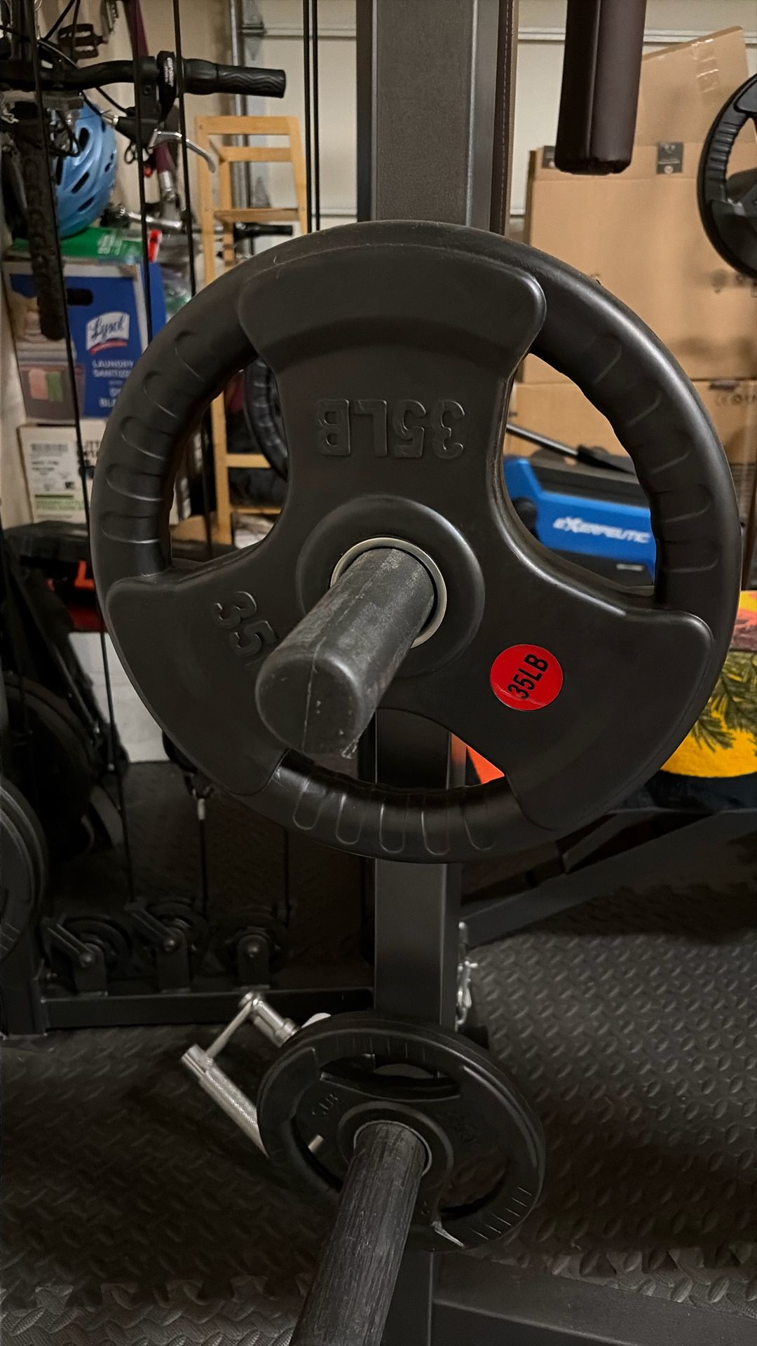 35 Ponds barbells Plates And Barbell