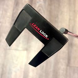 Lean Lock Mallet Putter, Right Handed, 33” Long Steel Shaft NICE