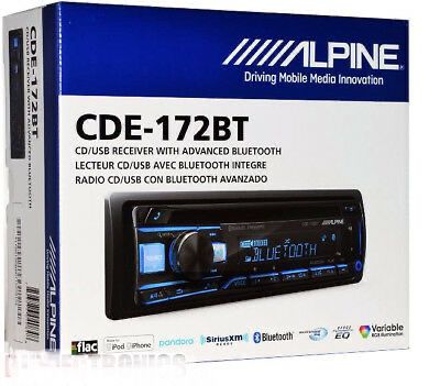 Alpine CDE-172BT 200-Watt Advanced Bluetooth CD Receiver radio