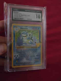 Blastoise CGC 10 Gem Mint Holo Pokemon Card