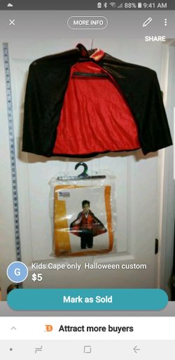 Child vampire Cape