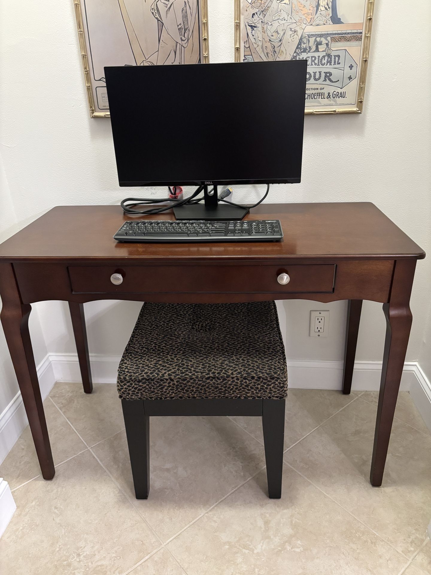 Animal Print Stool