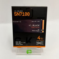 New Western Digital WD 2280mm WD_BLACK SN7100 4TB M.2 NVMe Gen 4.0 x 4 SSD