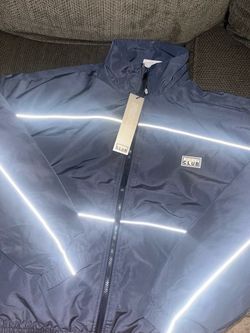 Pro Club Reflective Windbreaker Jacket Navy