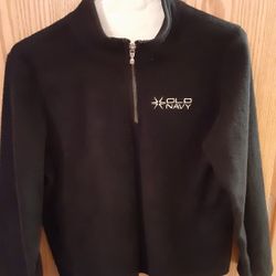 Kids Old Navy Black Fleece Pullover. Size 14