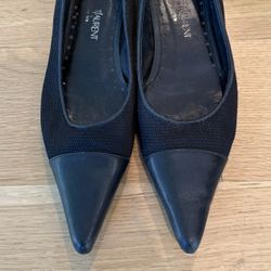 Authentic YSL flat 2 tons Heels 7
