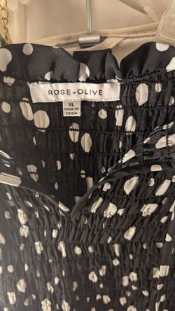 Polka dots Dress shirt XL