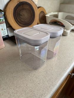 Set of 2 OXO POP Airtight Food Storage Containers (1.7 Qt)