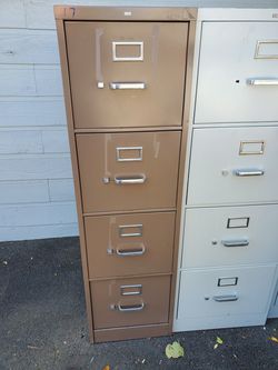 4 drawer files cabinets - each